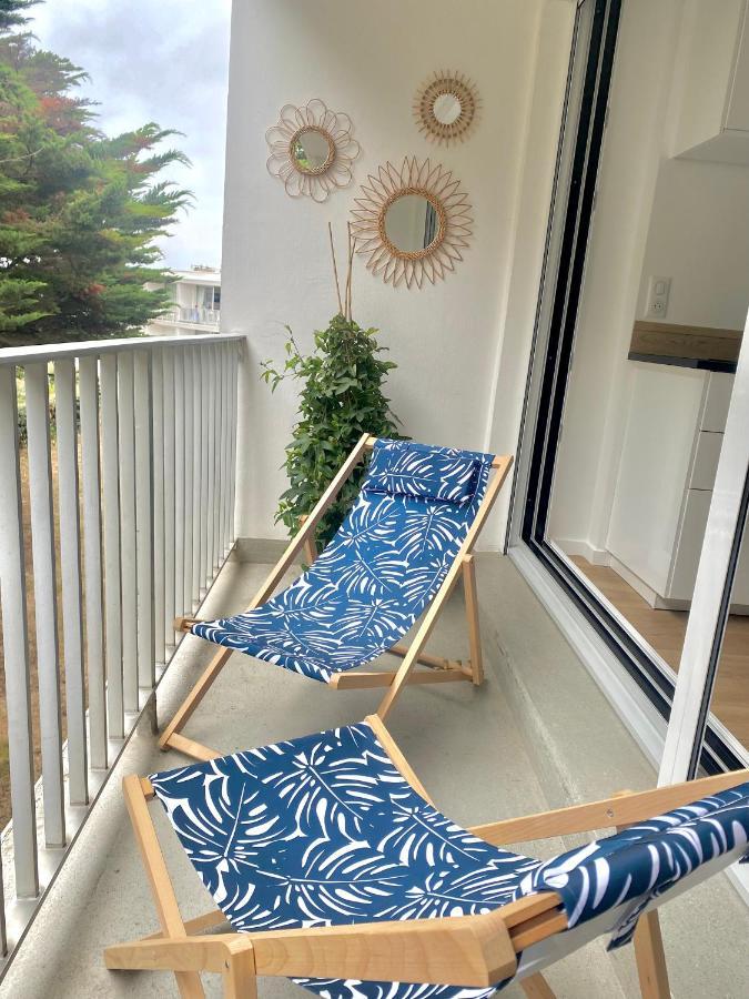 Appartement Residence Le Goulvars-Plage Du Goviro Quiberon Bagian luar foto